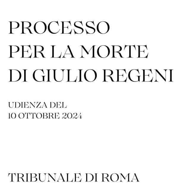 Libraccio Processo per la morte di Giulio Regeni - Udienza del 10 ottobre 2024 (audiolibro)