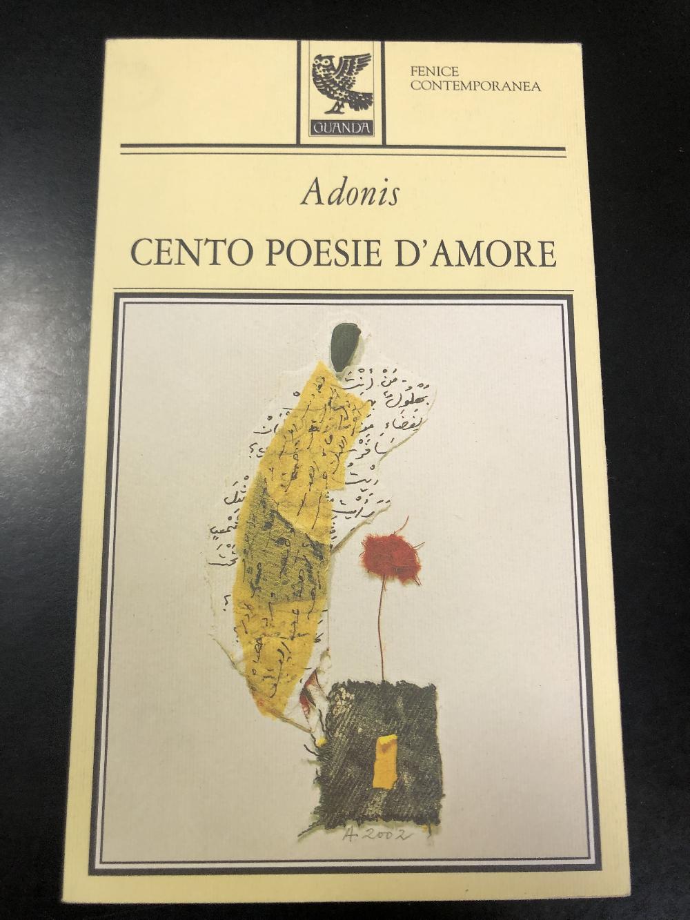 Abebooks Adonis. Cento poesie d'amore. Guanda 2003