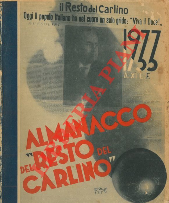 Abebooks Almanacco del ?Resto del Carlino" 1933