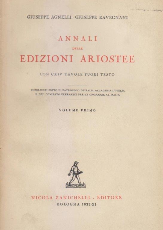 Abebooks Annali delle edizioni Ariostee