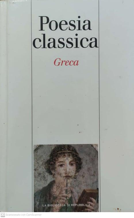 Abebooks Antologia della poesia greca