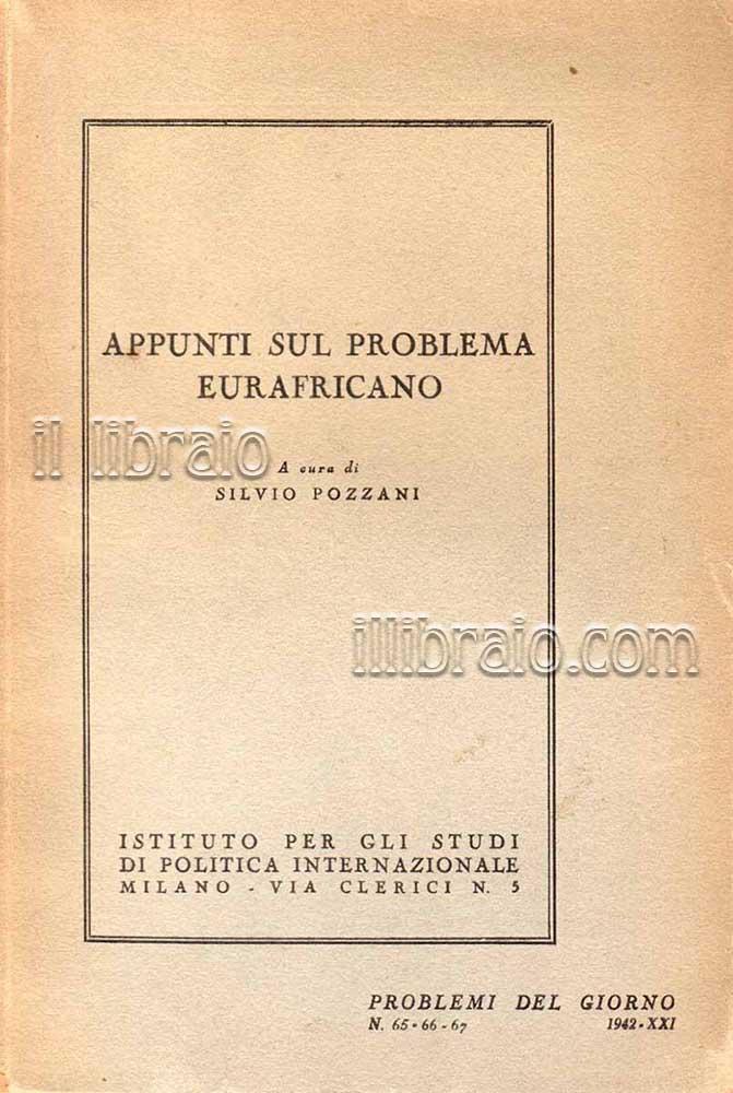 Abebooks Appunti sul problema Euroafricano