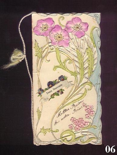 Abebooks Biglietto augurale id. 06 Art Nouveau