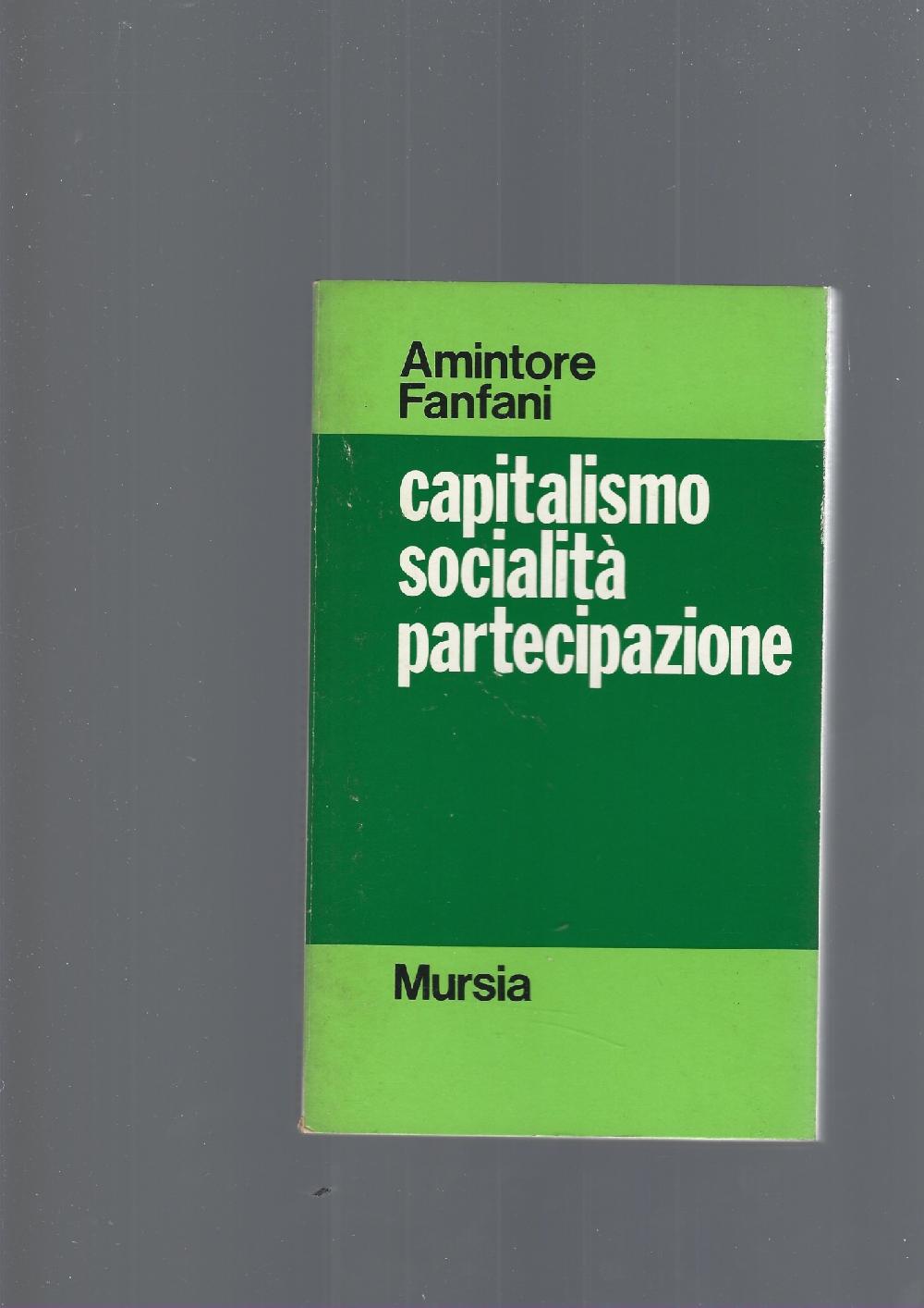 Abebooks CAPITALISMO SOCIALITA' PARTECIPAZIONE