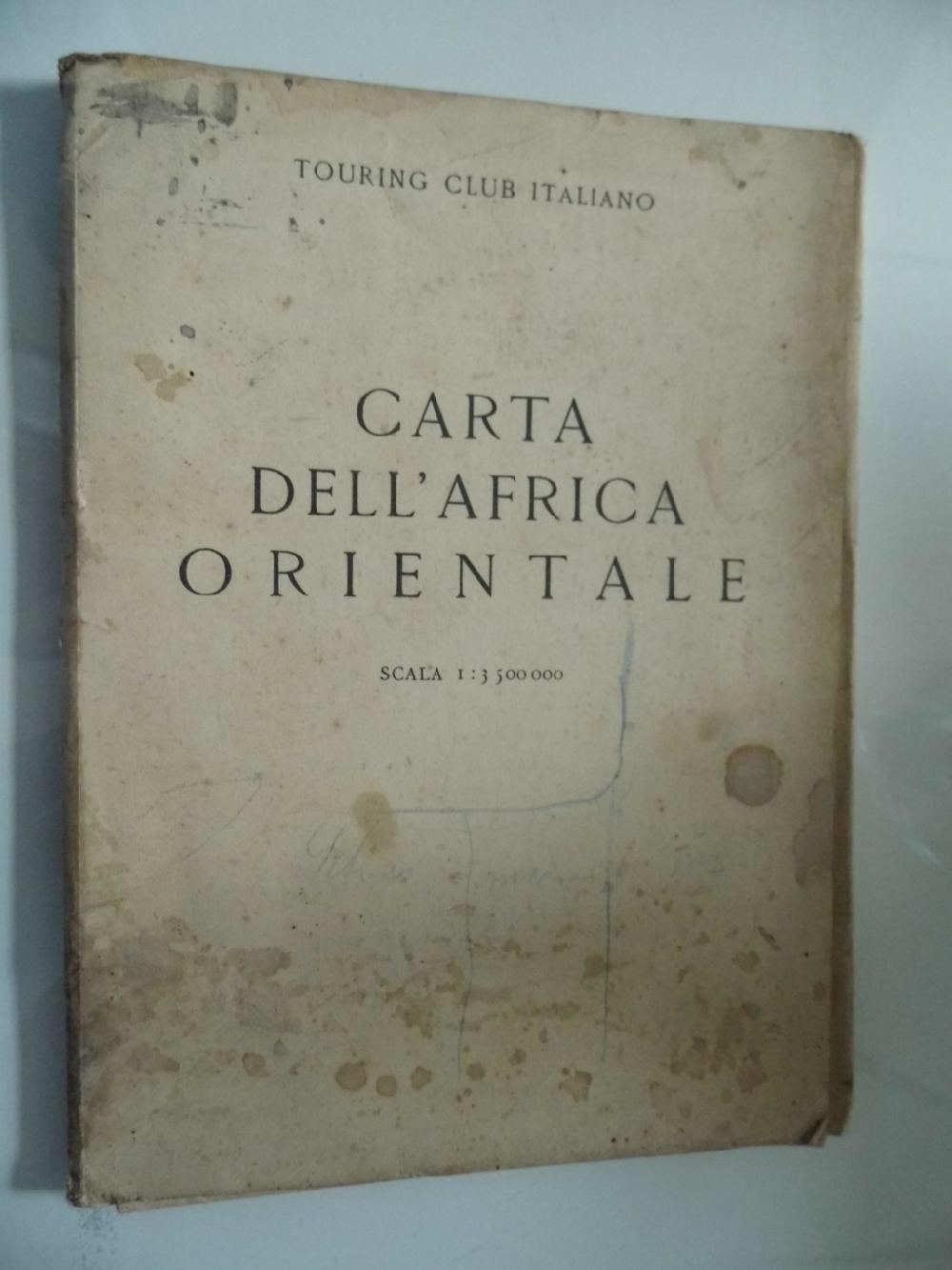 Abebooks CARTA DELL'AFRICA ORIENTALE