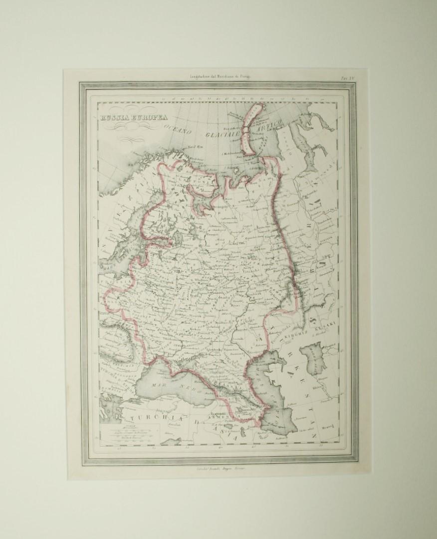 Abebooks Carta della Russia europea