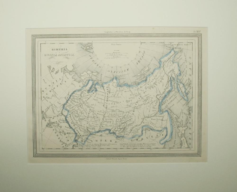 Abebooks Carta della Siberia o Russia asiatica