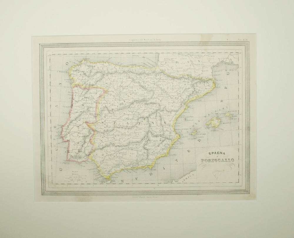 Abebooks Carta Della Spagna E Portogallo