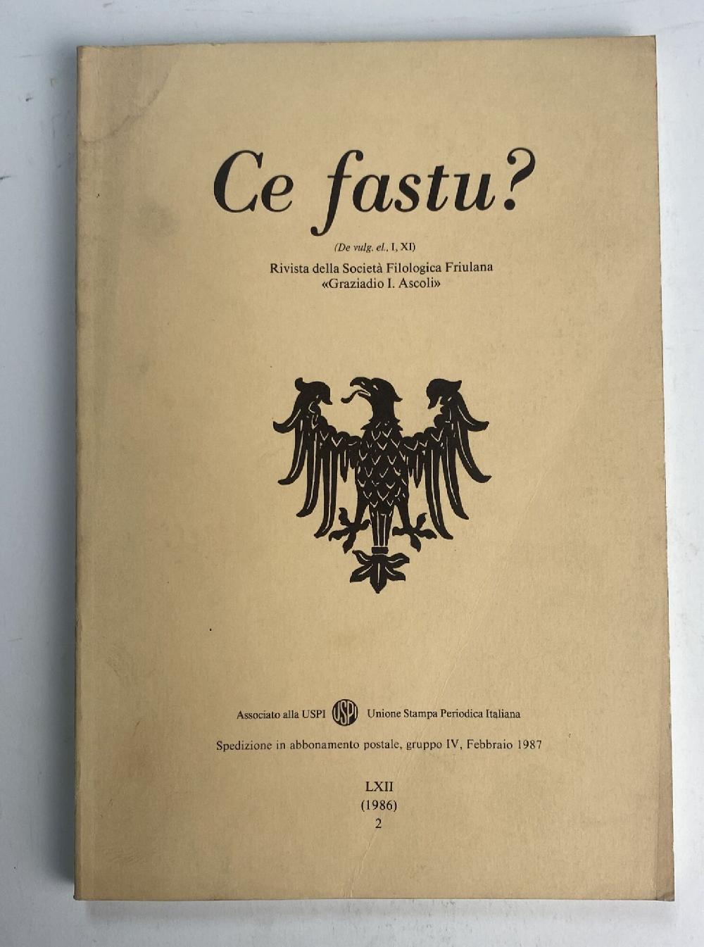 Abebooks Ce fastu? 1986 Vol. 2