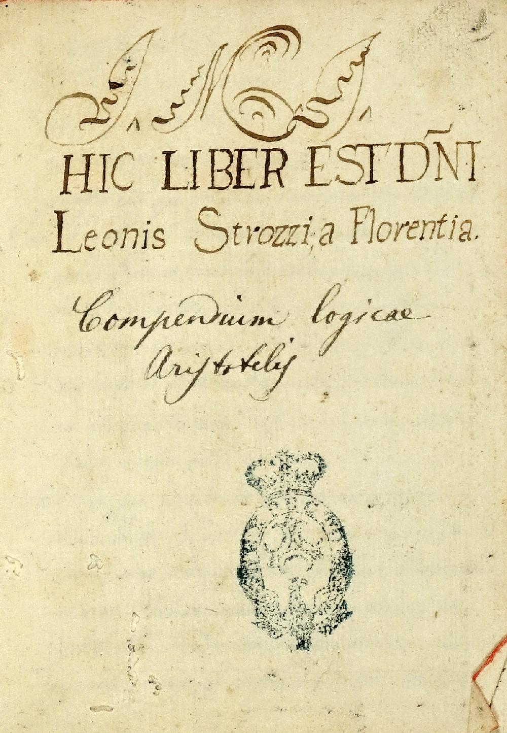 Abebooks Compendium Logicae Aristotelis
