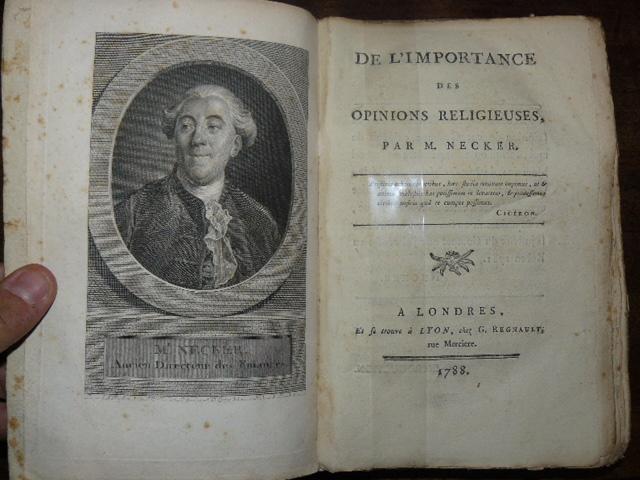 Abebooks De l'importance des opinions religieuses