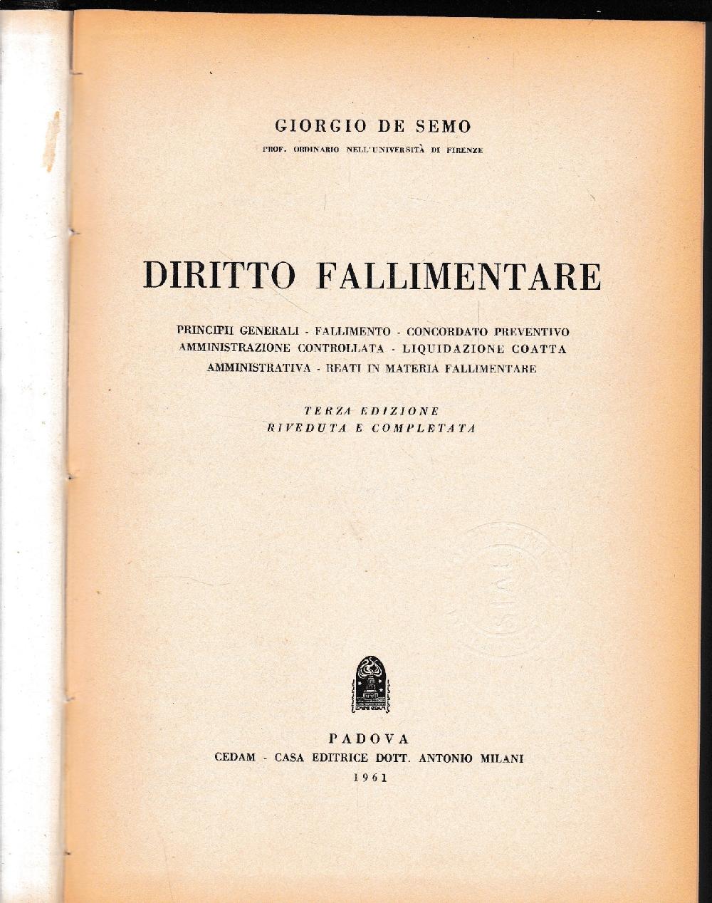 Abebooks Diritto Fallimentare