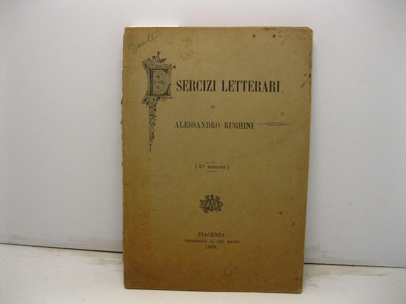 Abebooks Esercizi letterari. Seconda edizione