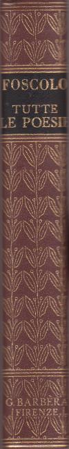 Abebooks Foscolo - Tutte le Poesie