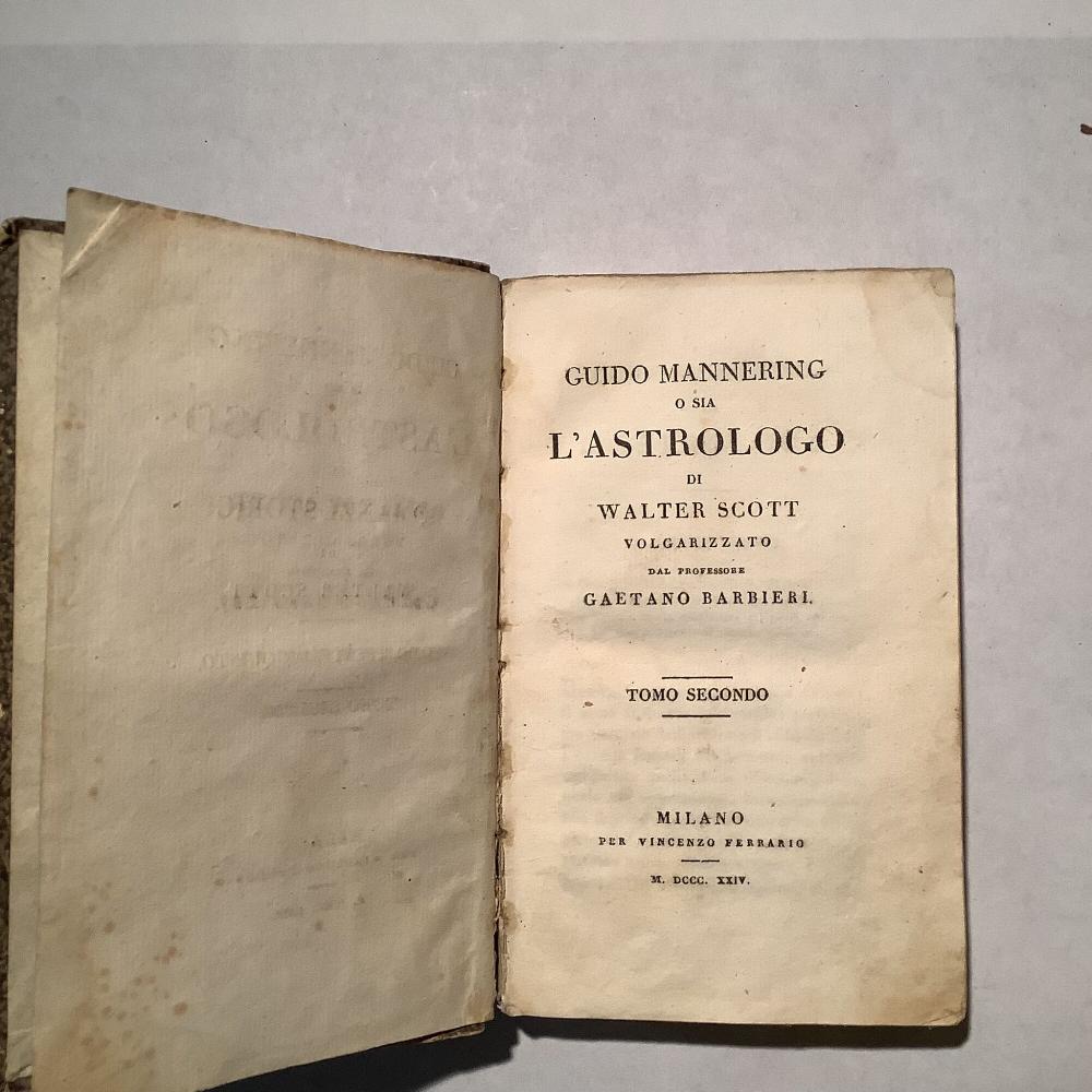 Abebooks Guido Mannering o sia l'astrologo