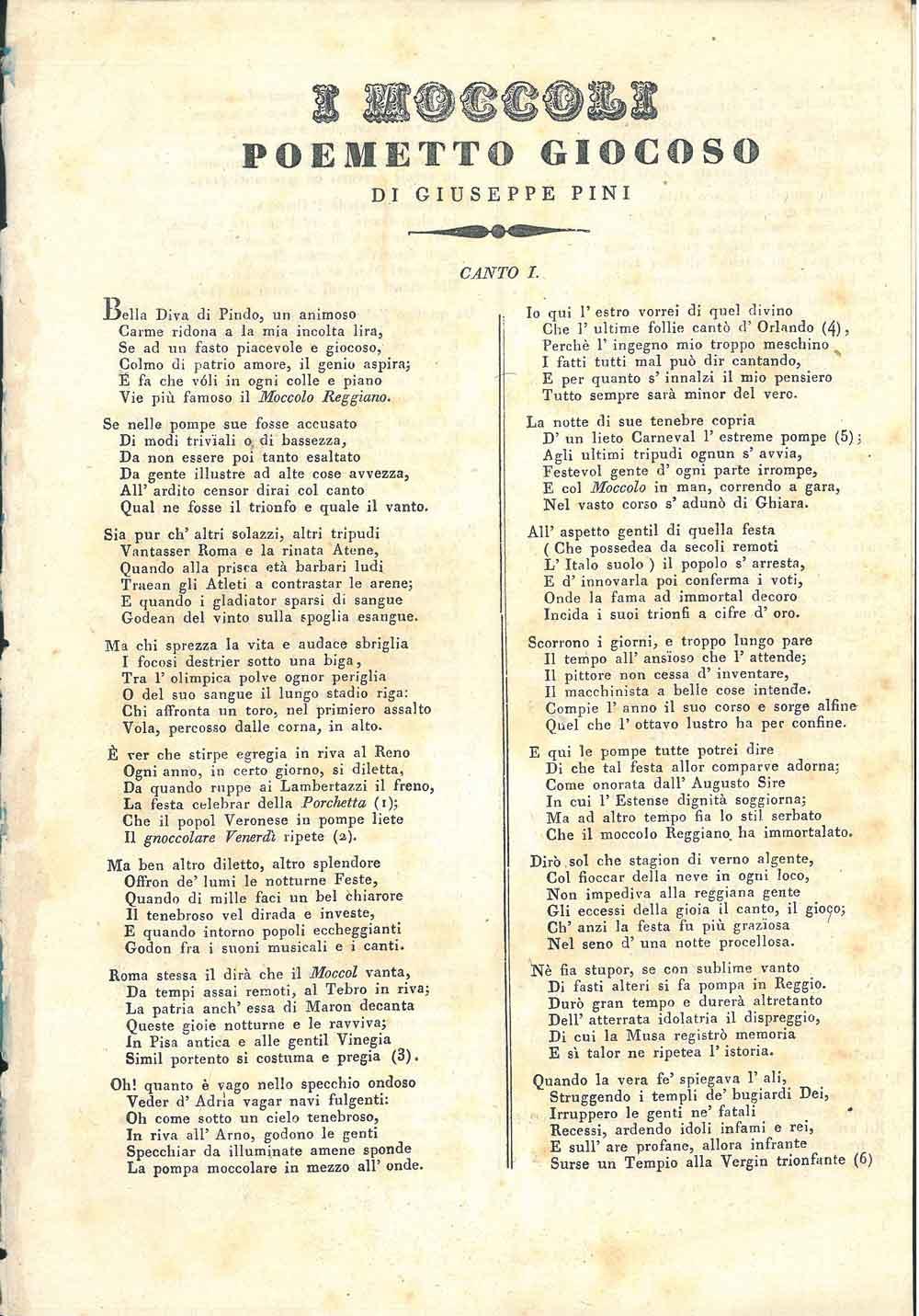 Abebooks I moccoli. Poemetto giocoso