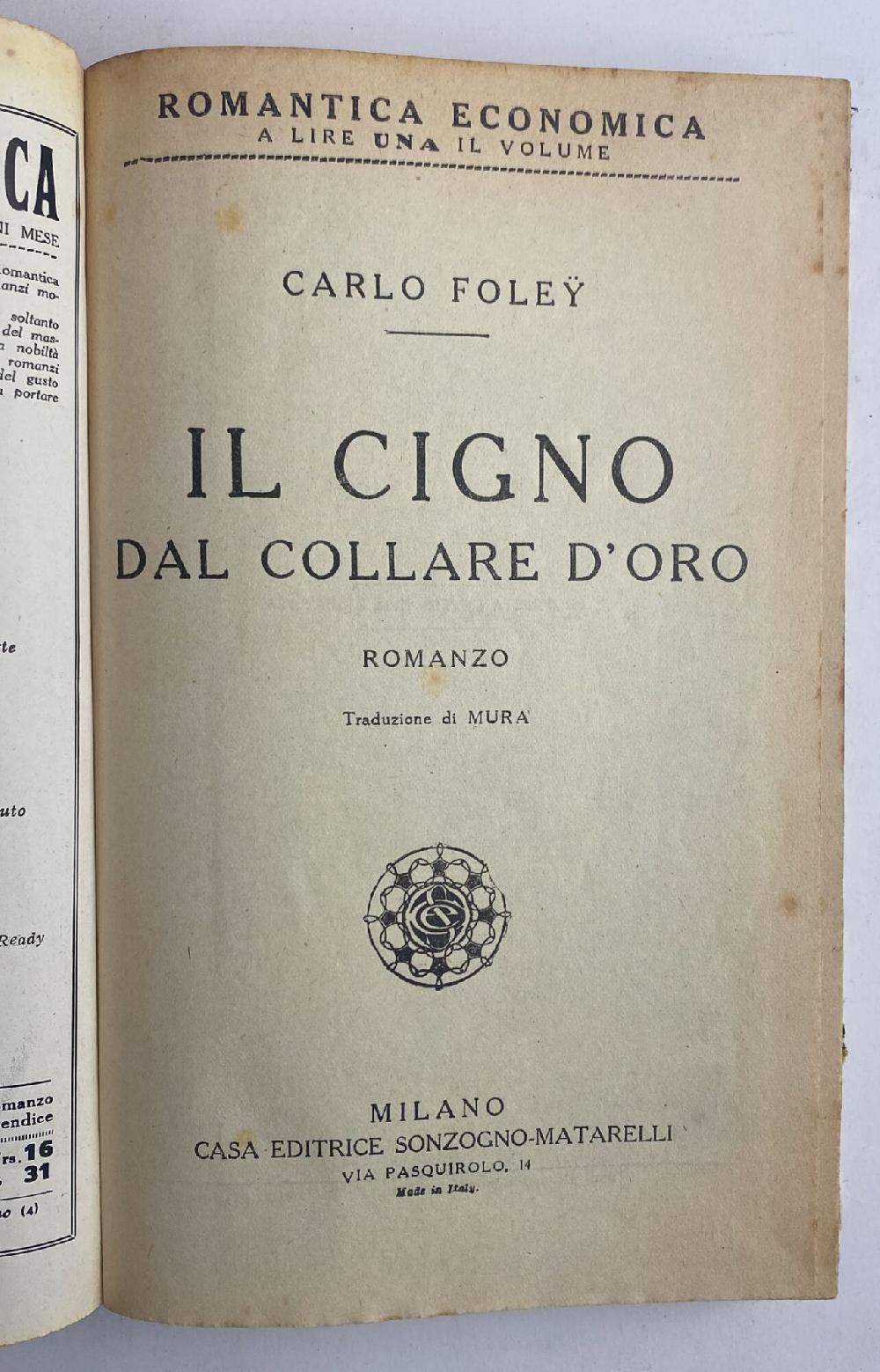 Abebooks Il Cigno dal collare d'oro