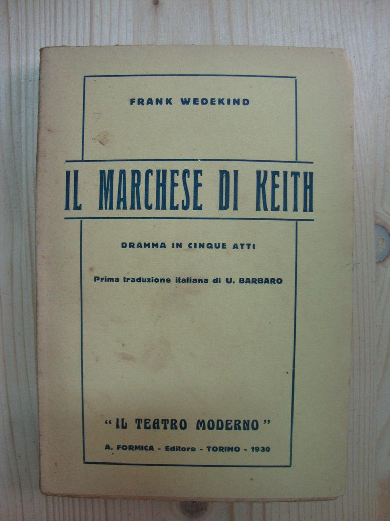 Abebooks Il Marchese di Keith