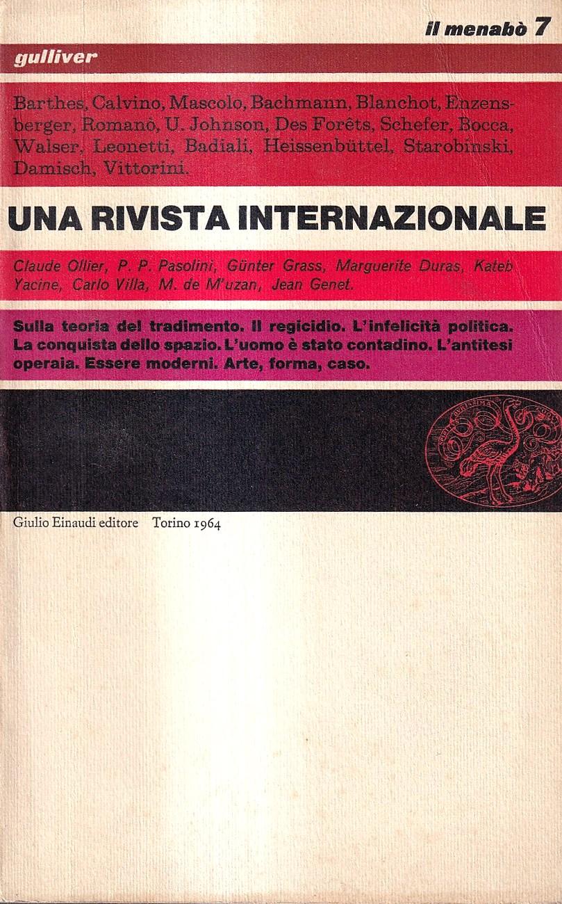 Abebooks Il Menabò Di Letteratura N. 7