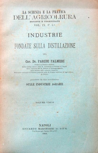Abebooks Industrie fondate sulla distillazione
