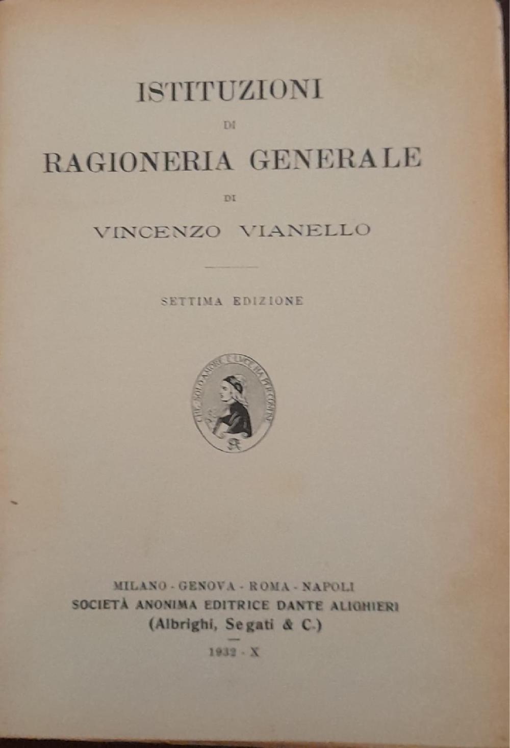 Abebooks Istituzioni di ragioneria generale
