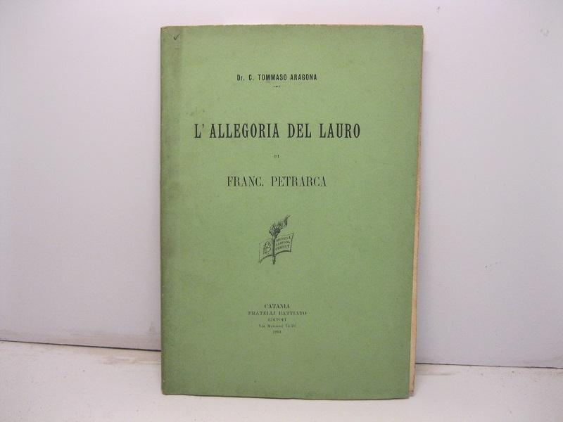 Abebooks L'allegoria del lauro di Fran. Petrarca