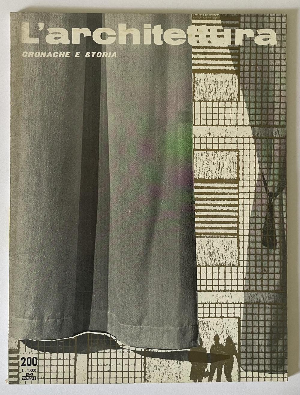 Abebooks L' Architettura no 200 anno 1972