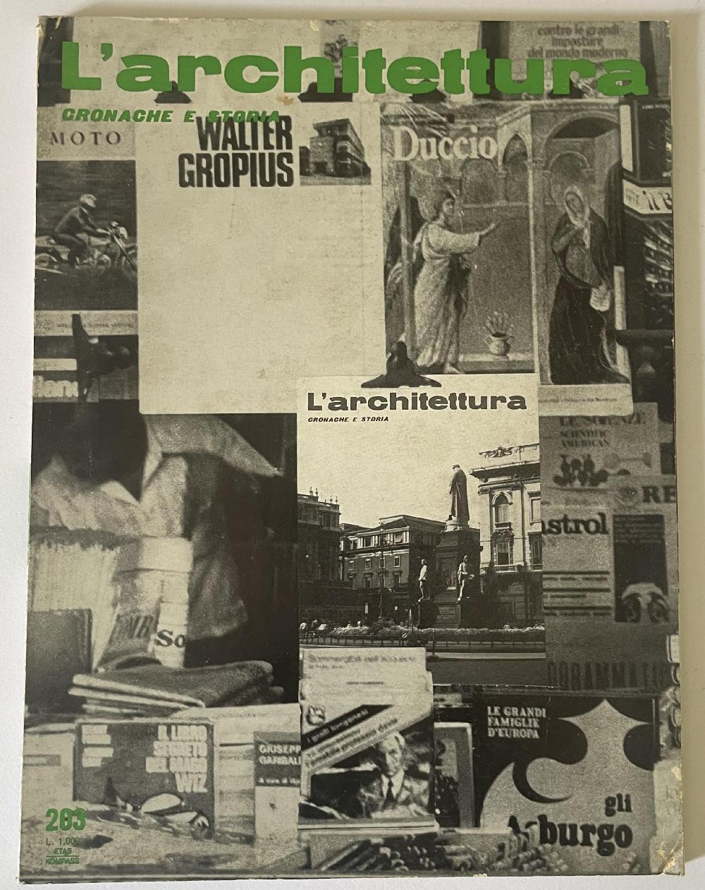 Abebooks L' Architettura no 203 anno 1972