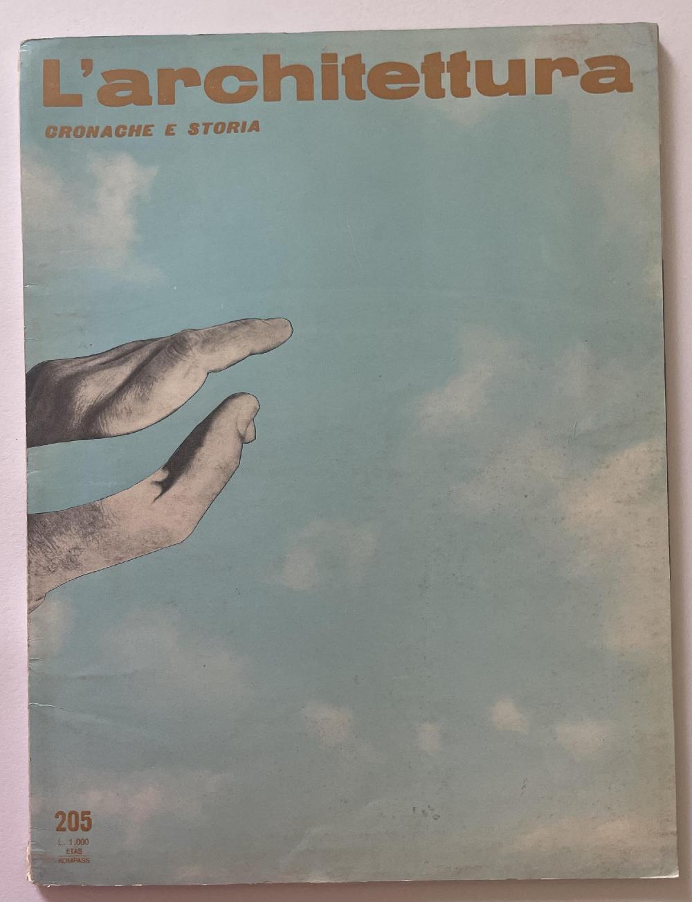 Abebooks L' Architettura no 205 anno 1972