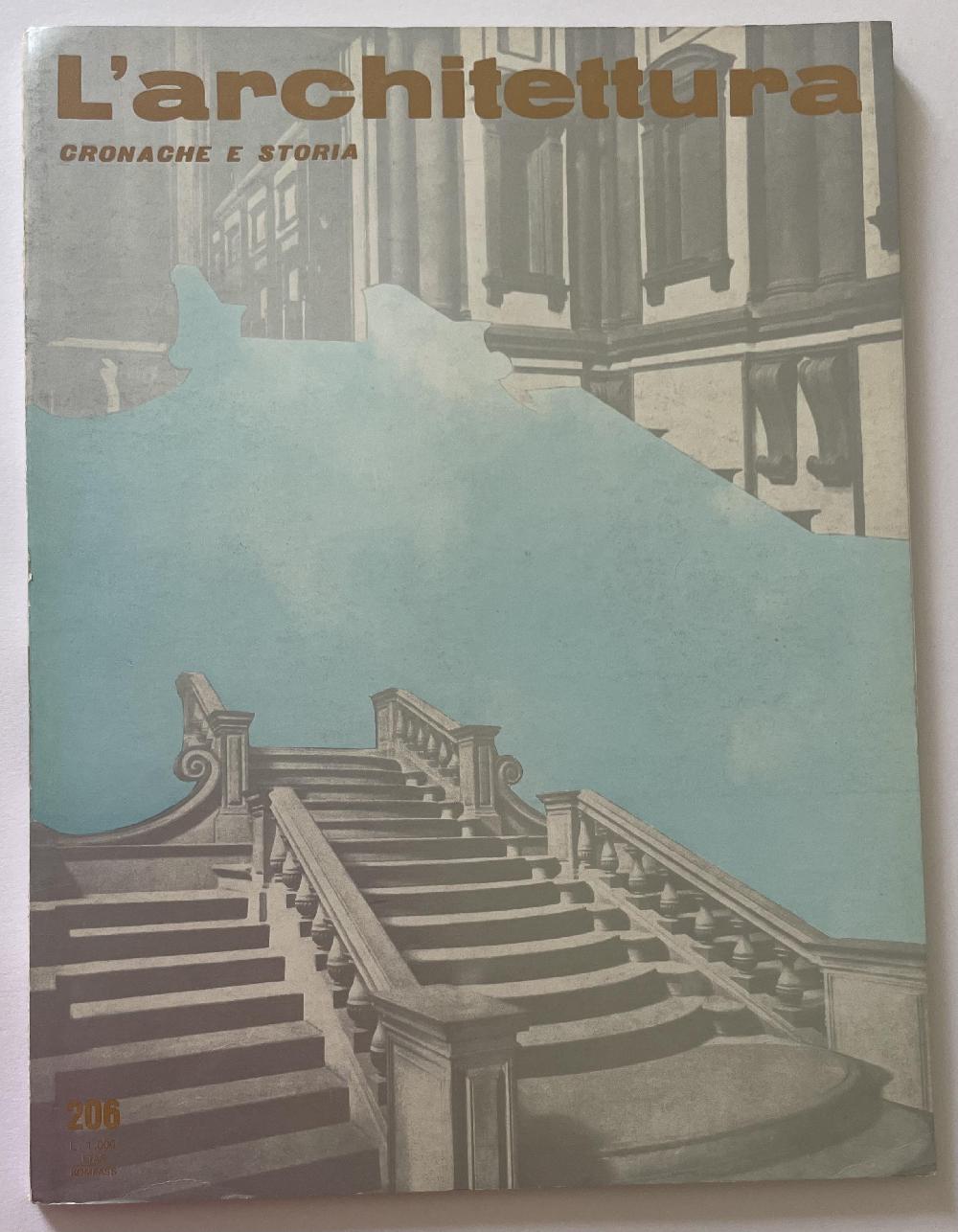 Abebooks L' Architettura no 206 anno 1972