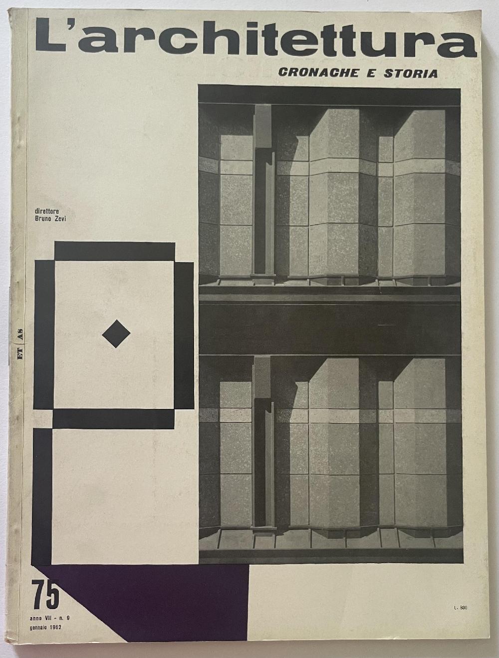 Abebooks L' Architettura no 75 anno 1962