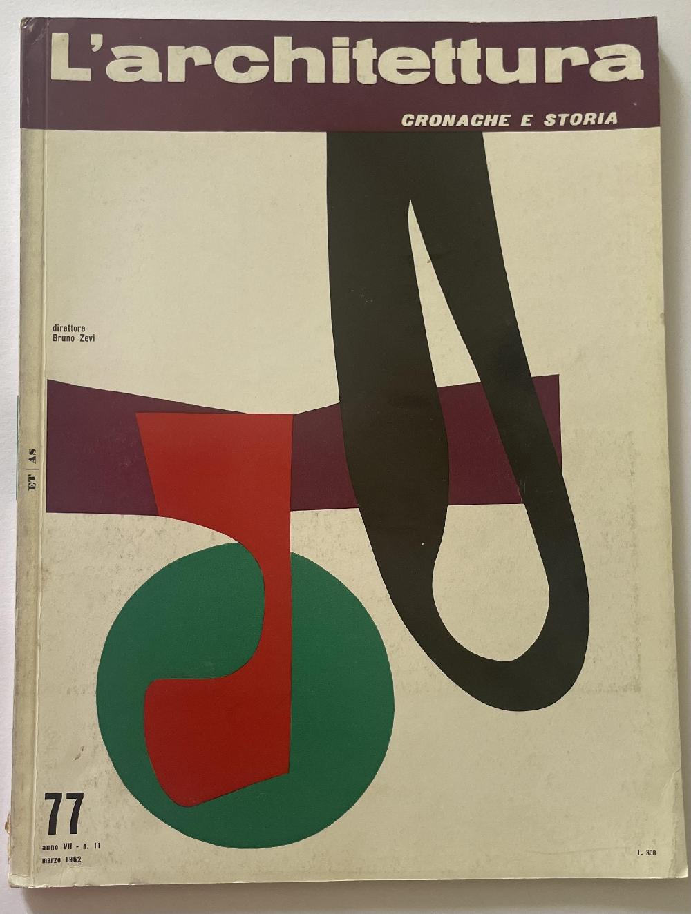 Abebooks L' Architettura no 77 anno 1962