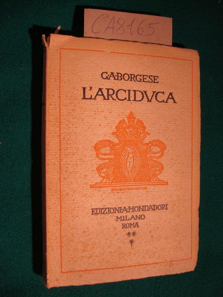 Abebooks L'Arciduca - Dramma in tre atti