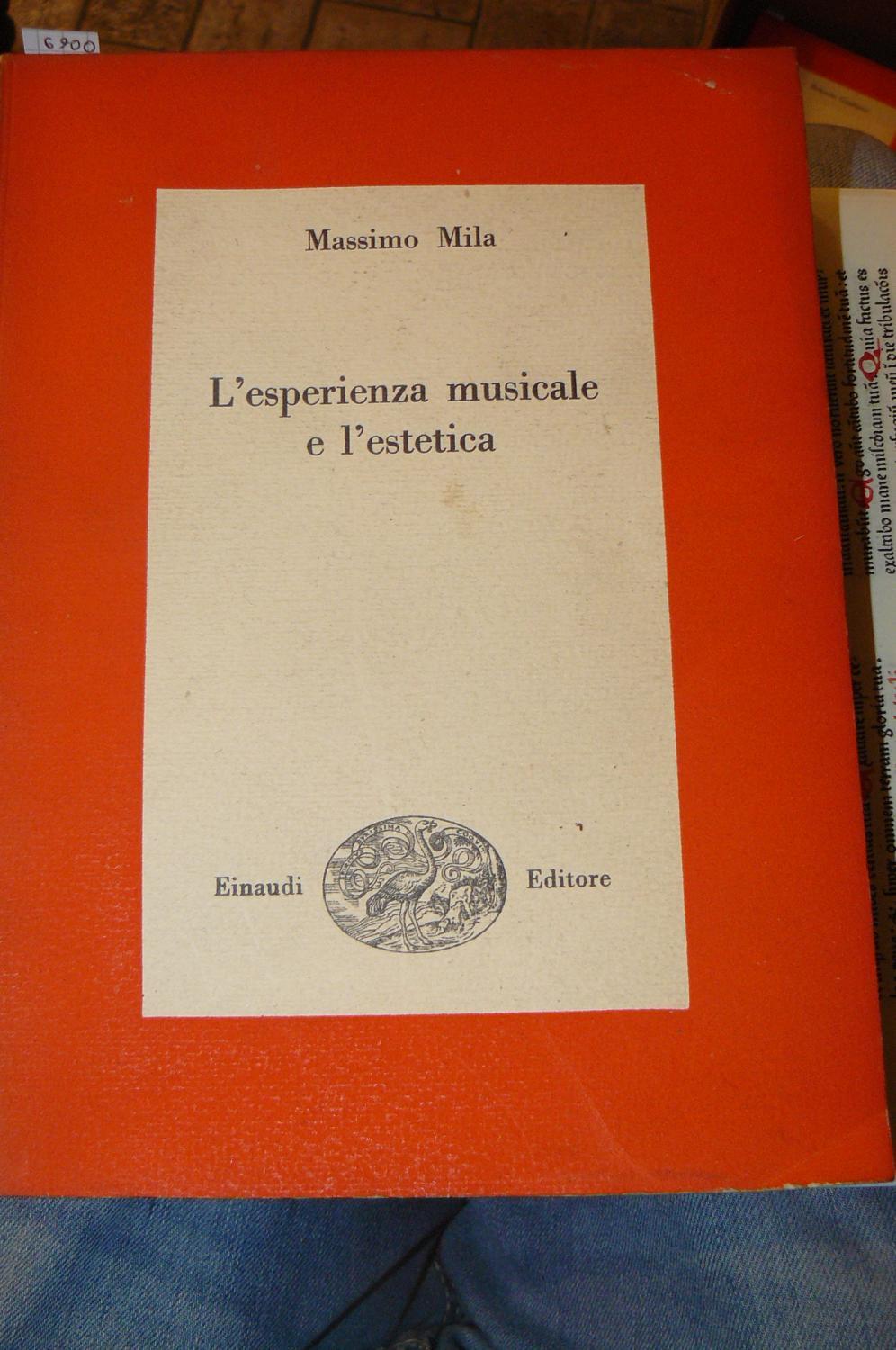 Abebooks L'esperienza musicale e l'estetica