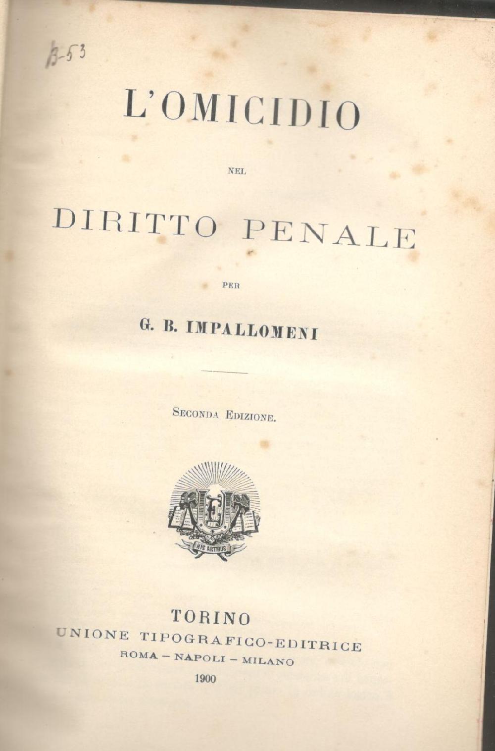 Abebooks L'omicidio nel diritto penale