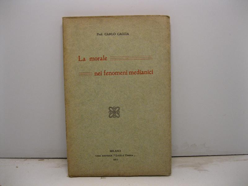 Abebooks La morale nei fenomeni medianici