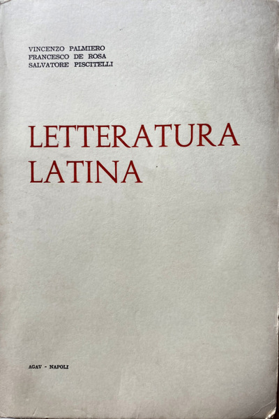 Abebooks LETTERATURA LATINA