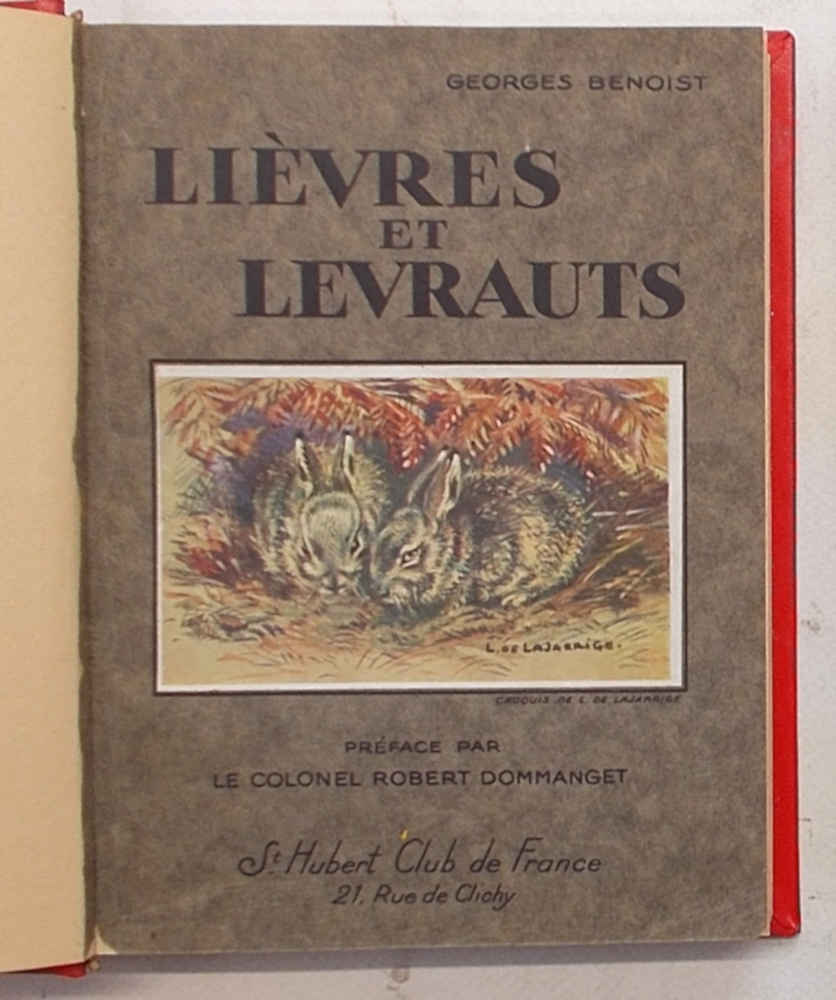 Abebooks Lièvres et levrauts