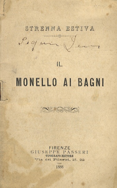 Abebooks MONELLO (IL) ai bagni. Strenna estiva