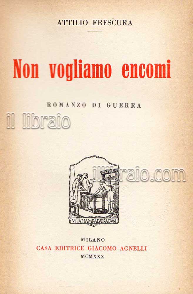 Abebooks Non vogliamo encomi