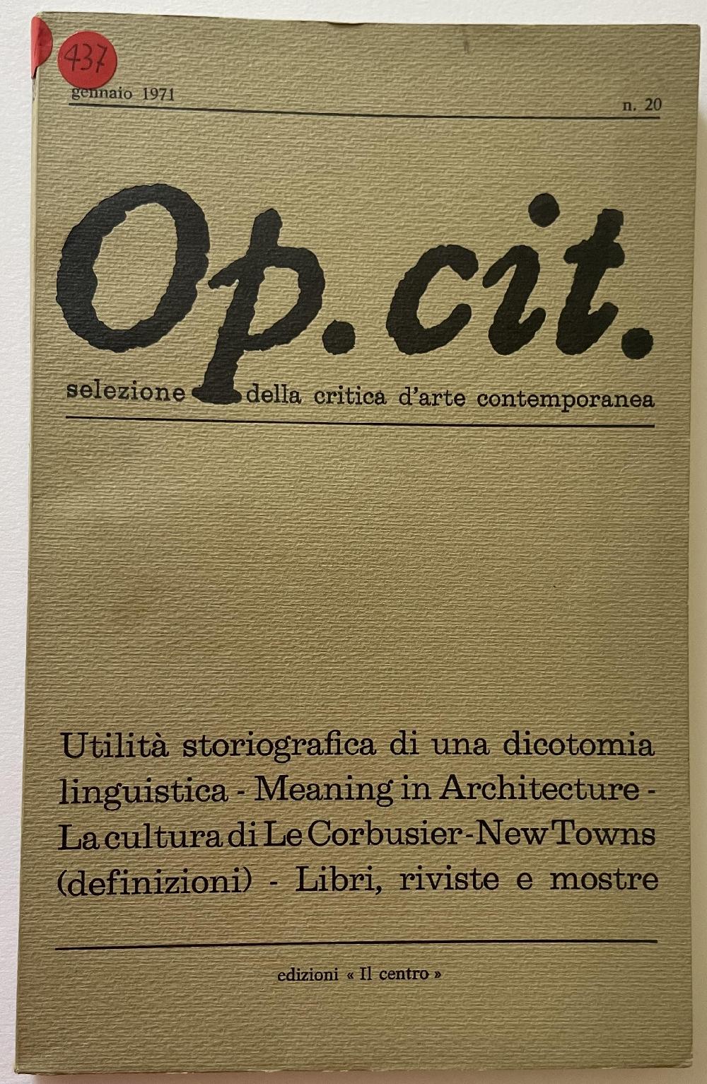 Abebooks Op. cit. no 20 anno 1971