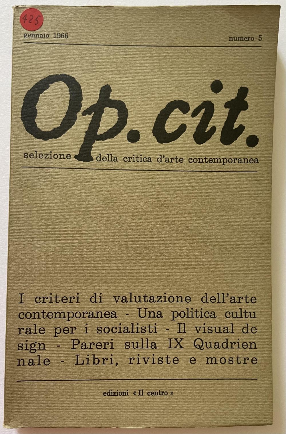 Abebooks Op. cit. no 5 anno 1966