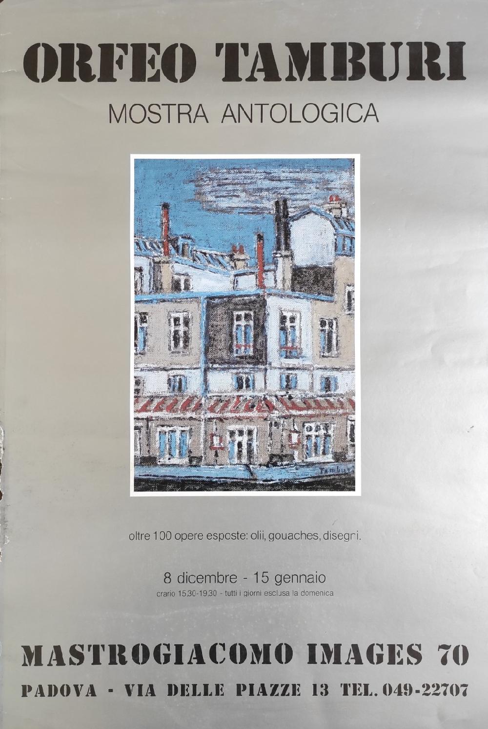 Abebooks ORFEO TAMBURI. MOSTRA ANTOLOGICA