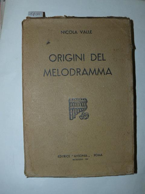 Abebooks Origini del melodramma