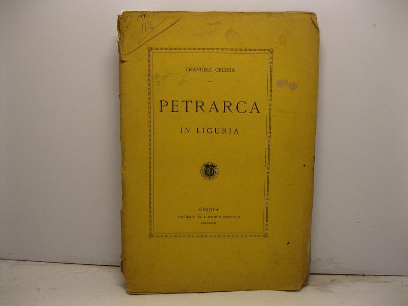 Abebooks Petrarca In Liguria