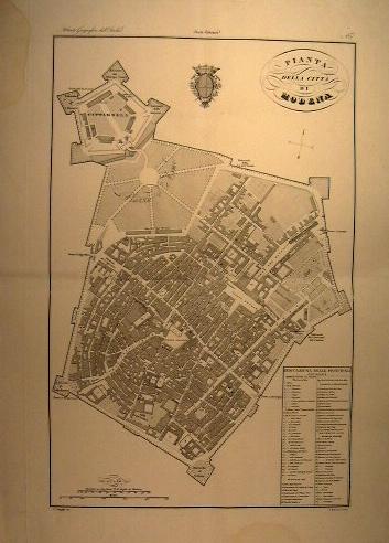 Abebooks Pianta Della Città Di Modena