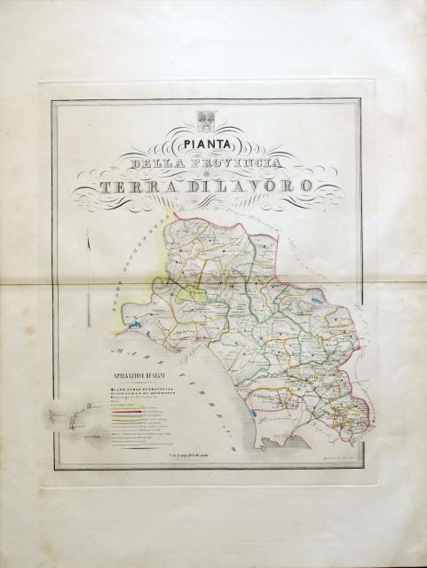 Abebooks Pianta della Provincia di Terra di Lavoro