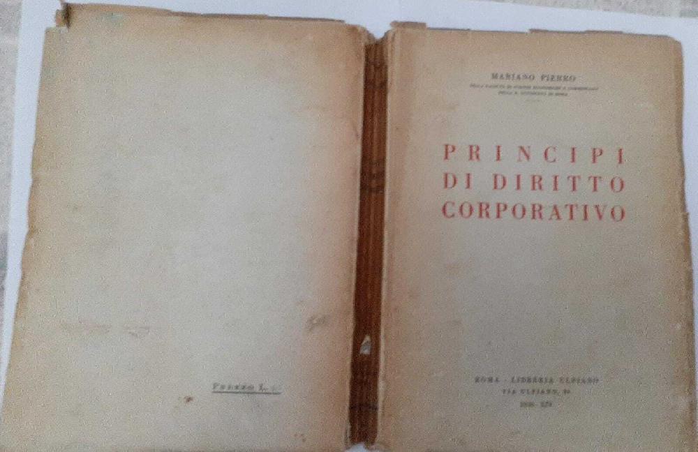 Abebooks Principi di diritto corporativo