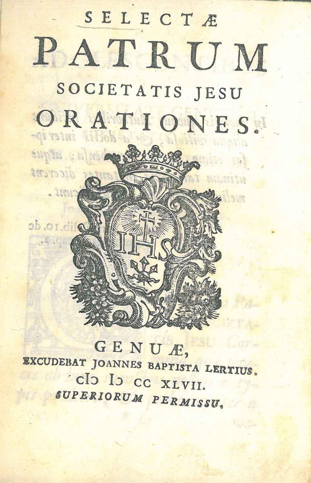 Abebooks Selectae patrum societatis Jesu orationes