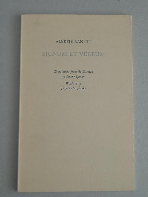 Abebooks Signum et verbum